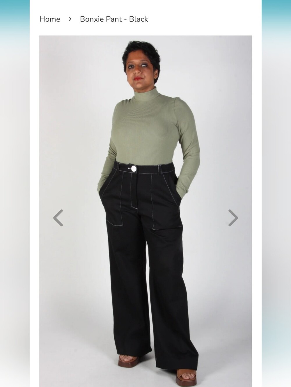 Birds Of North America Bonxie pants (Black Wide-Leg Pants)